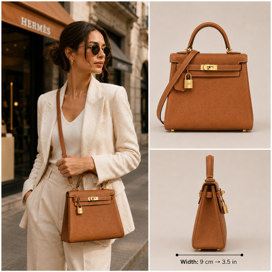 Hermes Kelly 25 Togo Leather in Gold - Pre-Owned Authentic