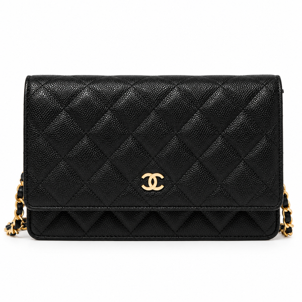 Chanel Caviar Quilted Wallet Black - Pre-Owned Authentic
