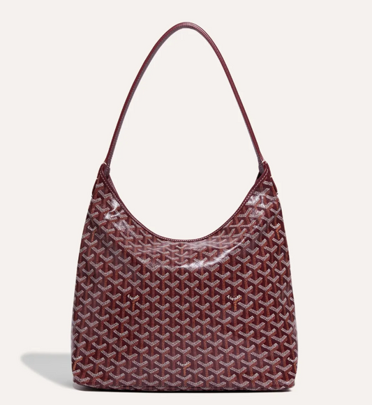 Pre-Owned Authentic - Goyard Bohème Hobo Burgundy Bag