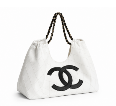 Pre-Owned Authentic - Chanel Shopping Bag in White
