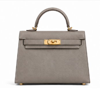 Pre-Owned Authentic - Hermes Mini Kelly 15 Elephant Grey