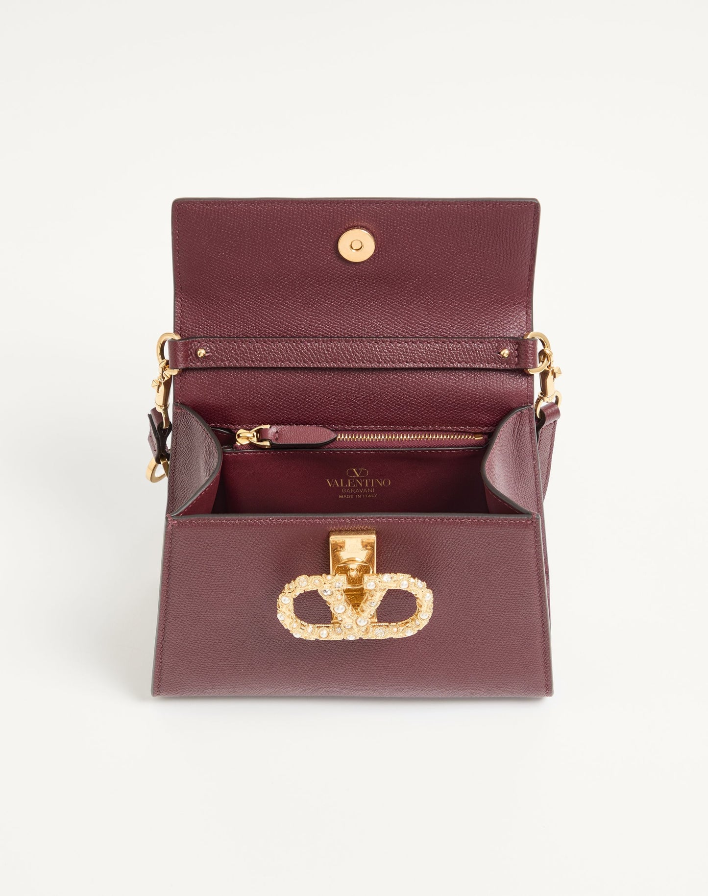 Valentino Garavani Vsling Small Handbag interior view