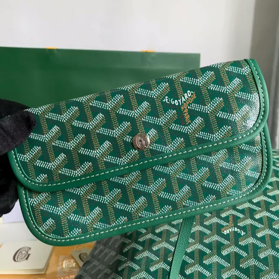 Goyard Saint Louis Tote GM in Green – Pre-Owned Authentic