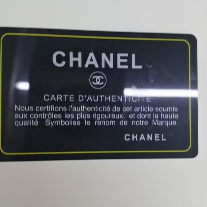 Pre-Owned Authentic Chanel 19cm Trendy Shoulder Bag in Black Lambskin