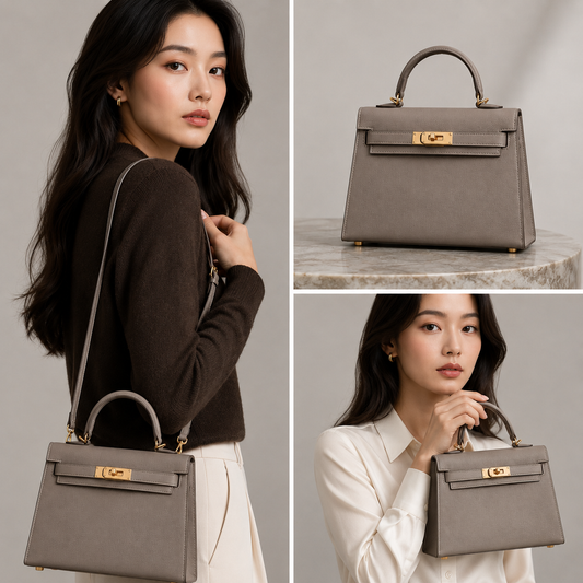 Hermes Mini Kelly 15 Elephant Grey lifestyle