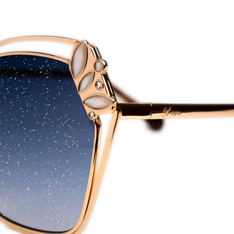 Bravo Gold Sparkle Collection Sunglasses - BV2004 C3