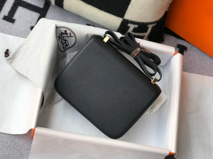 Hermes Constance 18 Epsom Leather Black with Gold Hardware - Pre-Owned Authentic