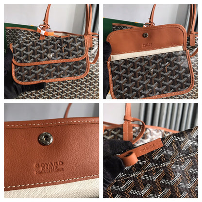 Goyard Artois PM Bag in Brown - Pre-Owned Authentic