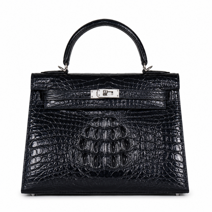 Hermes Kelly 25 Genuine Alligator  Leather - Pre-Owned Authentic