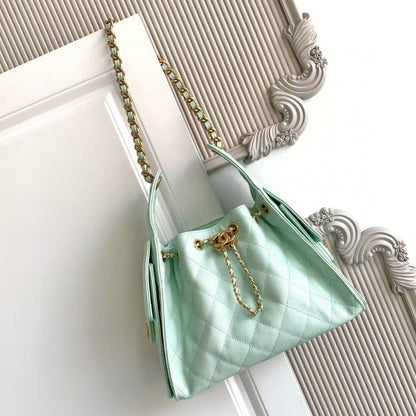 Chanel 25 Small in Light Green  - Pre-Owned Authentic
