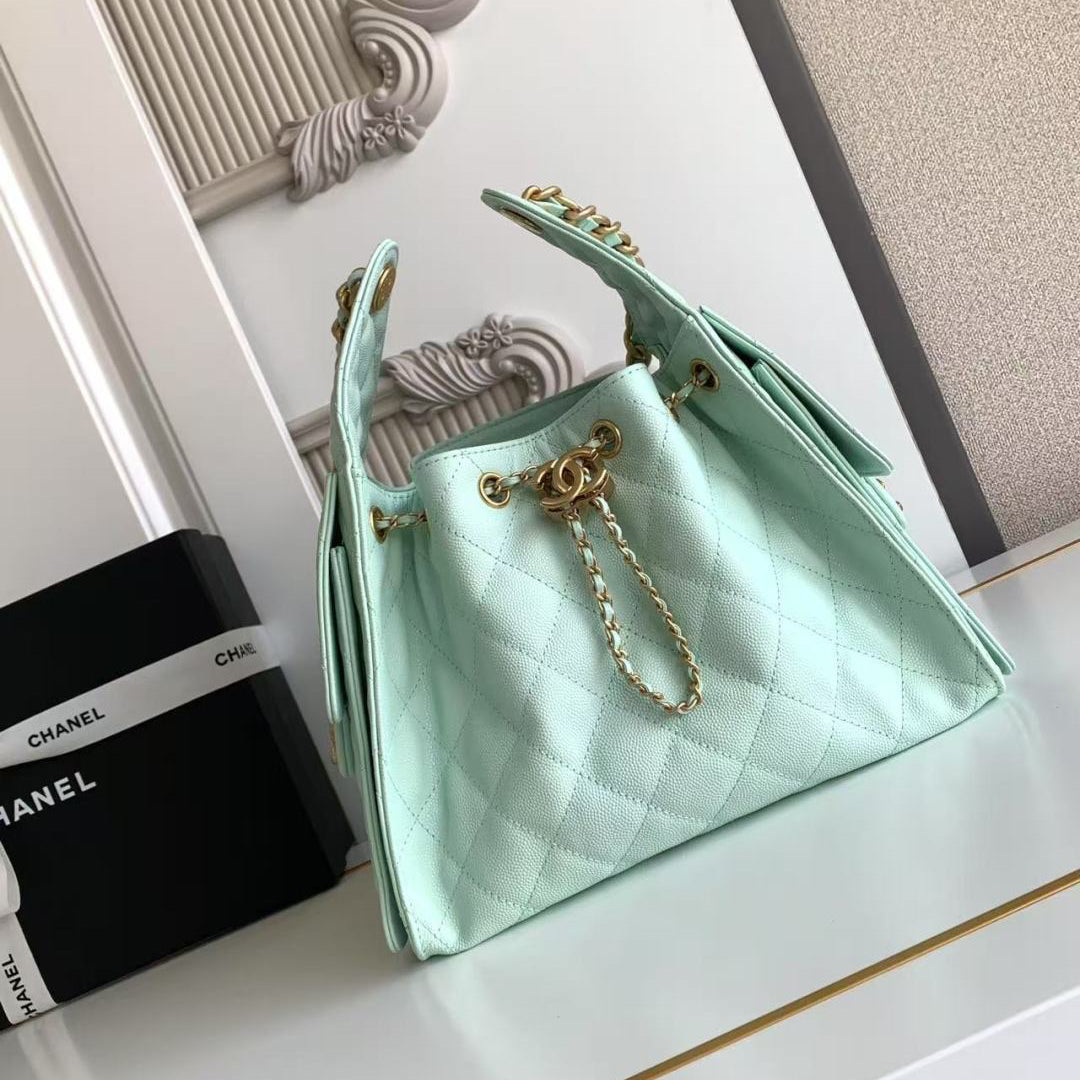Chanel 25 Small in Light Green  - Pre-Owned Authentic