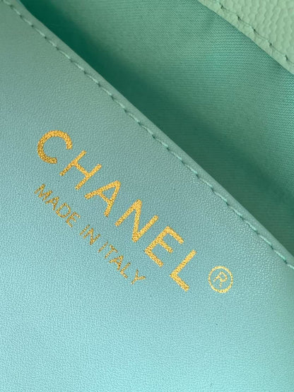 Chanel 25 Small in Light Green  - Pre-Owned Authentic