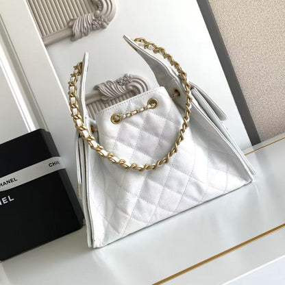 Chanel 25 Small in White - Pre-Owned Authentic