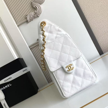 Chanel 25 Small in White - Pre-Owned Authentic