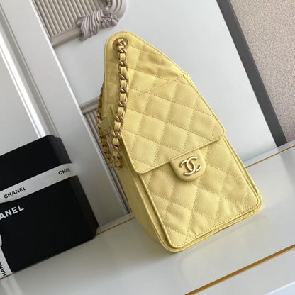 Chanel 25 Small in Yellow - Pre-Owned Authentic