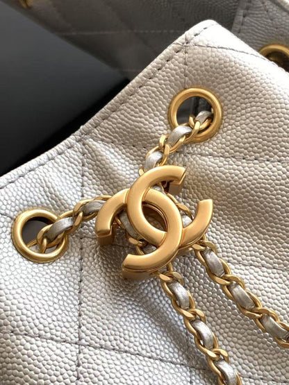 Chanel 25 Small in Silver - Pre-Owned Authentic