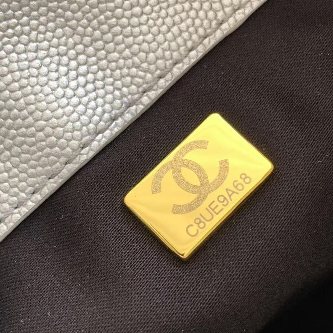 Chanel 25 Small in Silver - Pre-Owned Authentic