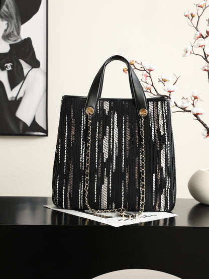 Chanel Small Shopping Bag  back view