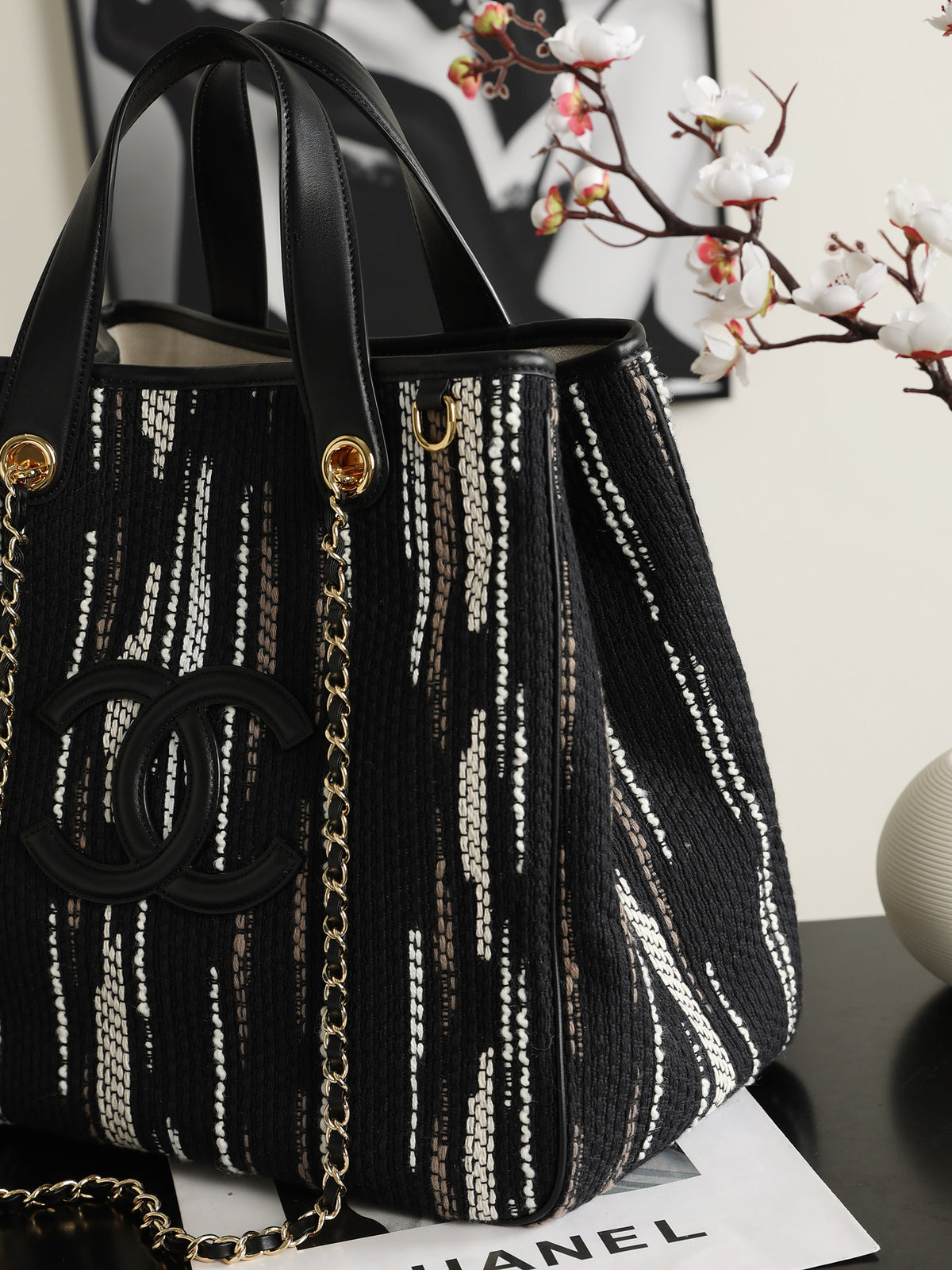 Chanel Small Shopping Bag  hardware detail