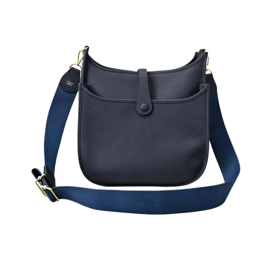Hermes Evelyne TPM Taurillon Clemence Bleu Nuit – Pre-Owned Authentic