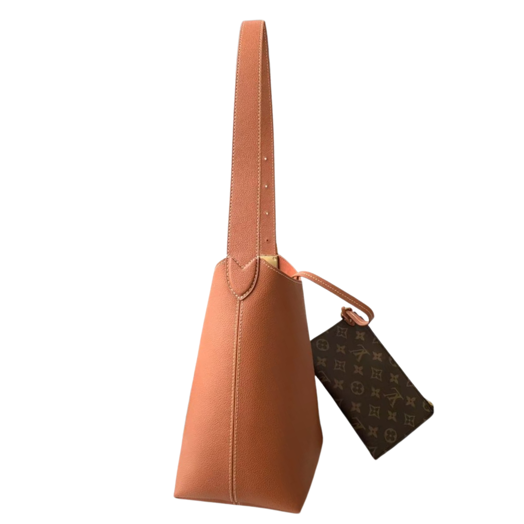 Pre-Owned Authentic Louis Vuitton  Low Key Lock Leather Bag PM