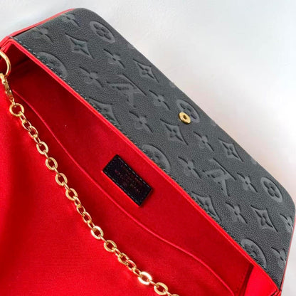 M63700 Pre-Owned Authentic Pochette Felicie with Authentic RFID Tag