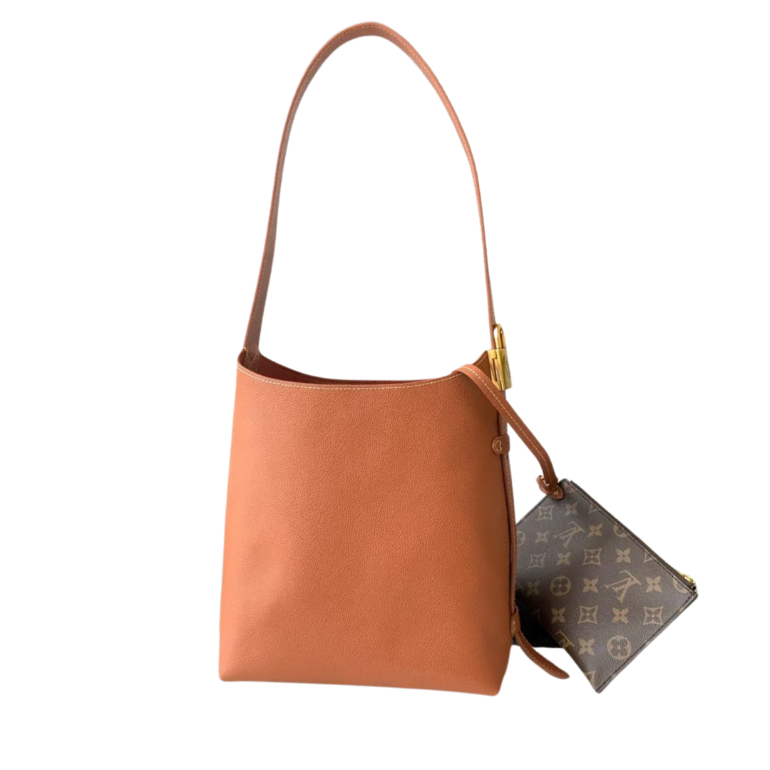 Pre-Owned Authentic Louis Vuitton  Low Key Lock Leather Bag PM