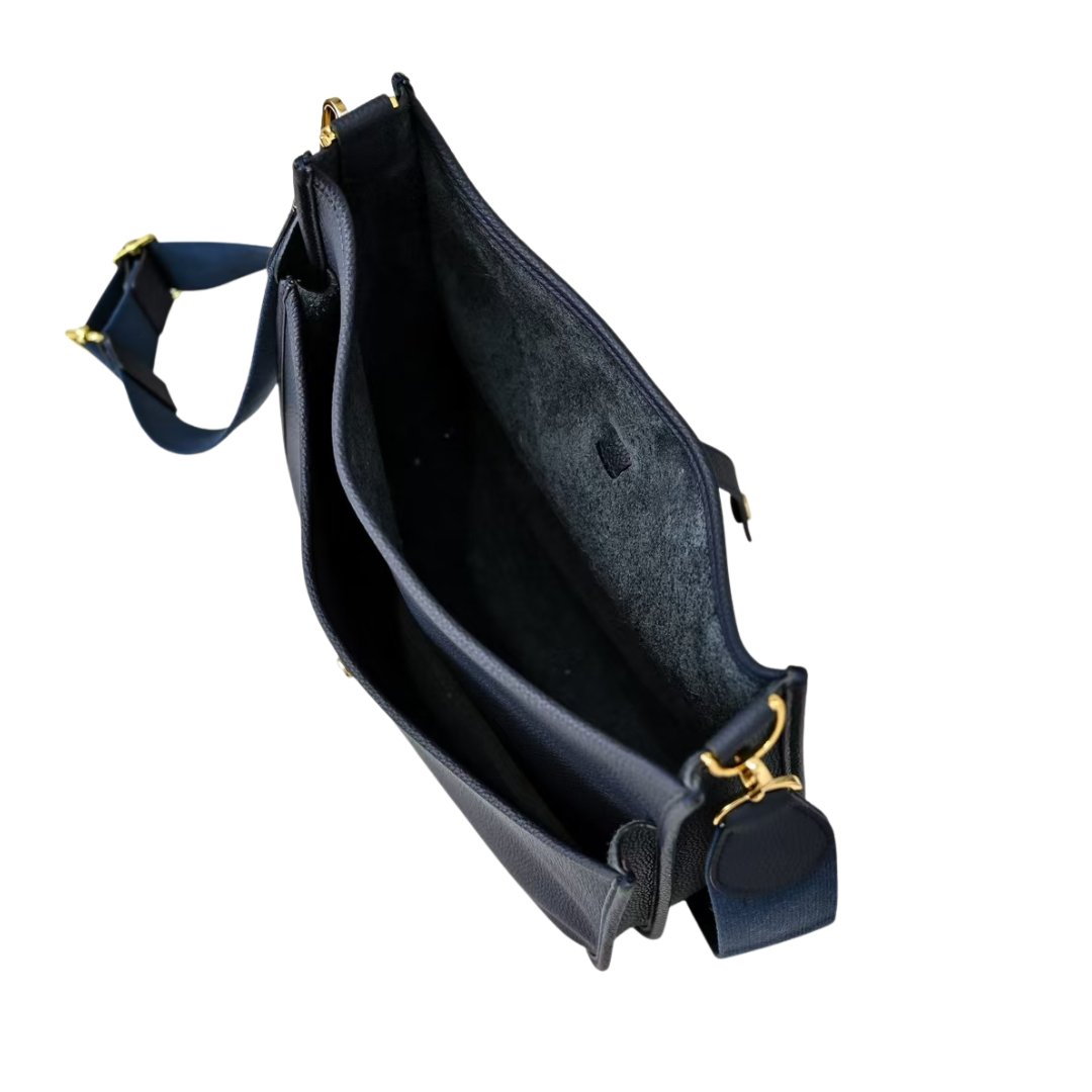 Hermes Evelyne TPM Taurillon Clemence Bleu Nuit – Pre-Owned Authentic