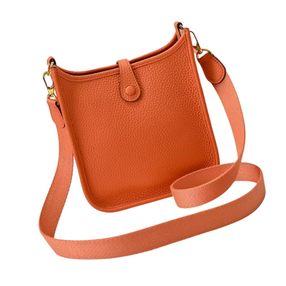 Pre-Owned Authentic Hermes Evelyne 17 Orange