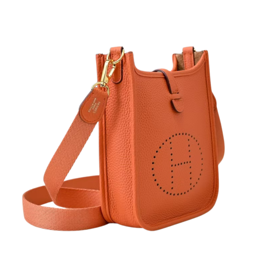 Hermes Evelyne TPM Taurillon Clemence Orange – Pre-Owned Authentic