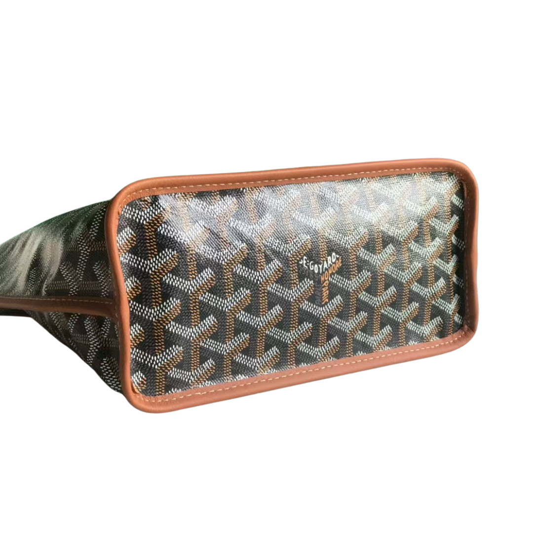 Goyard Anjou Mini Tote in Black and Tan – Pre-Owned Authentic