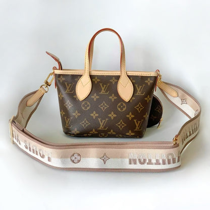 M46705 Pre-Owned Authentic Louis Vuitton Neverfull BB with Authentic RFID Tag