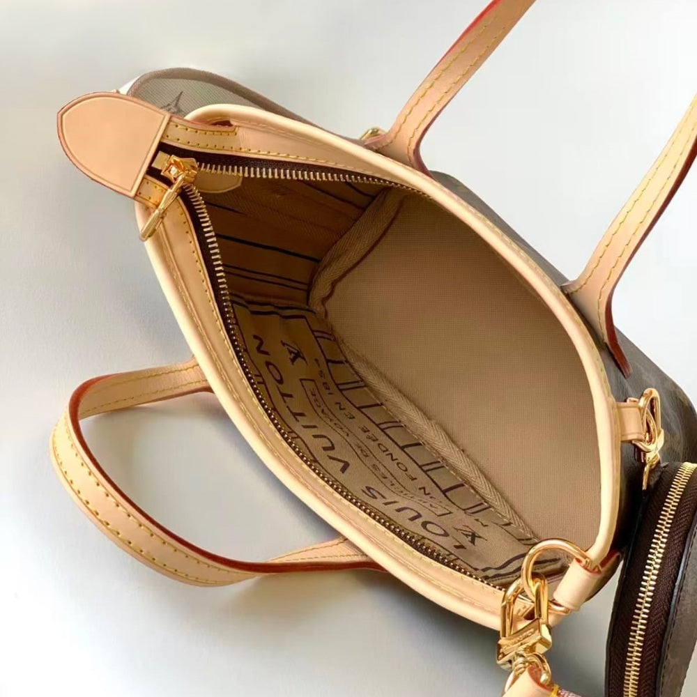 Pre-Owned Authentic Louis Vuitton Neverfull BB Apricot M46705