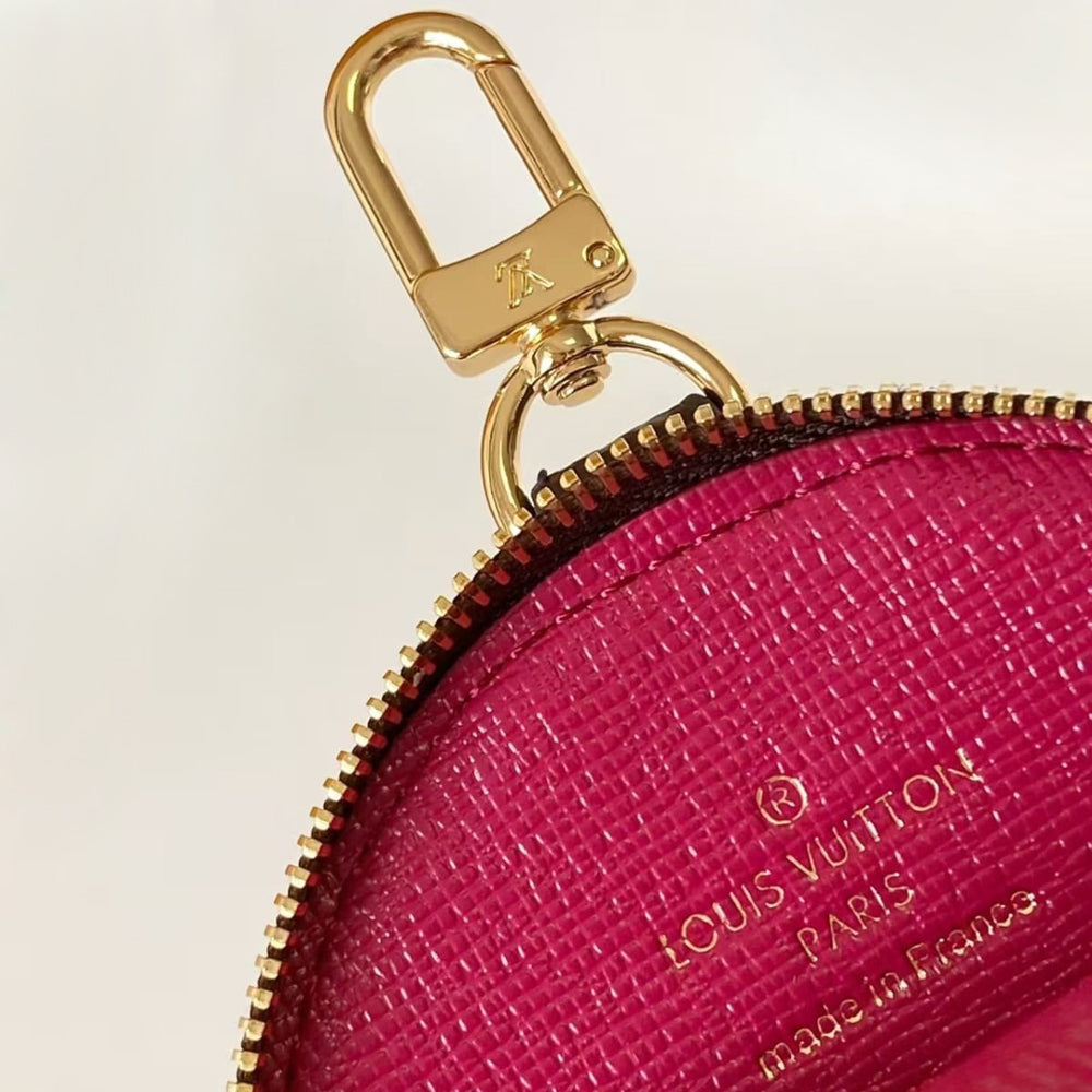 Pre-Owned Authentic Neverfull BB Rose Red M46786