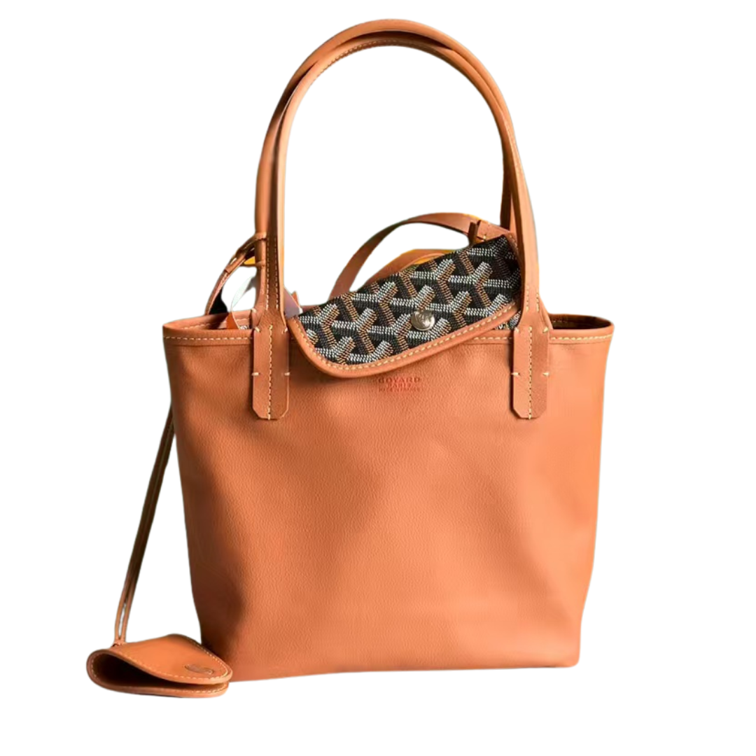 Goyard Anjou Mini Tote in Black and Tan – Pre-Owned Authentic