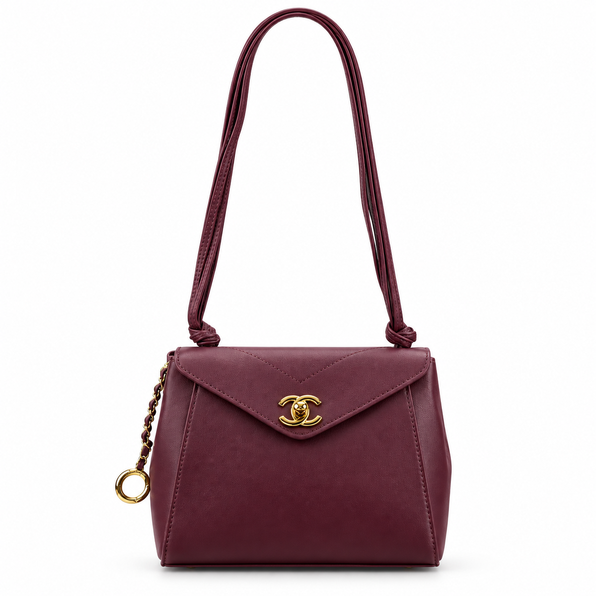 Chanel 26A Knotty Envelope Bag 6223 in Burgundy