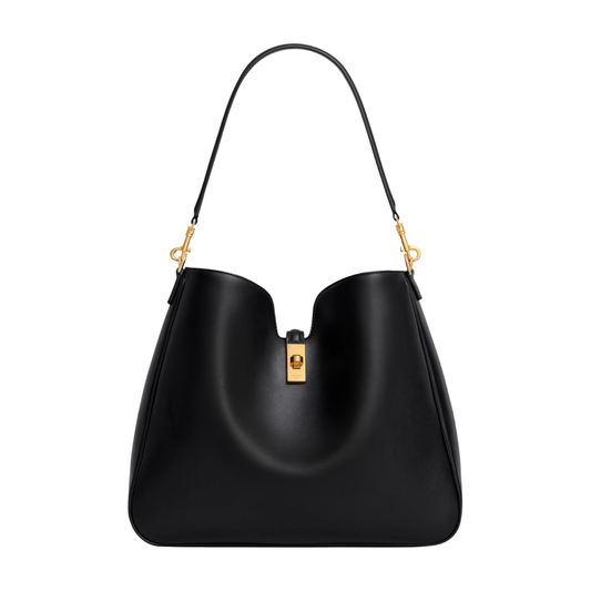 Camille 16 Soft Black Medium Bag front view