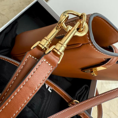 Celine Camille 16 Small Tan Bag hardware