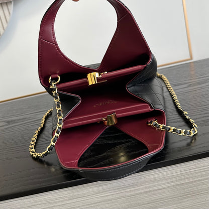 Chanel AS6390 burgundy interior view
