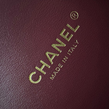 Chanel black calfskin shopping bag  Chanel logo