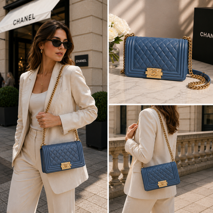 Pre-Owned Authentic Chanel  LeBoy Bag
