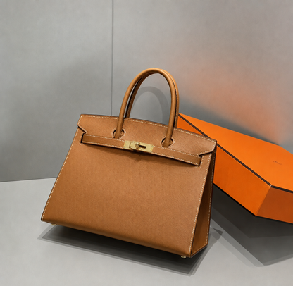 Hermes Birkin 30 Epsom Leather in Gold with Gold Hardware – Pre-Owned Authentic