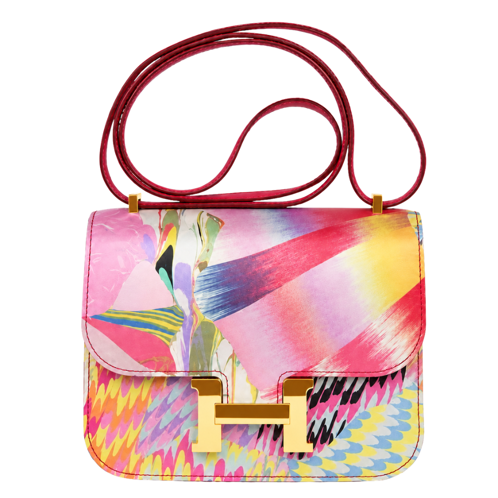 Hermès Constance 24 Marble Silk Orbis multicolor limited edition bag