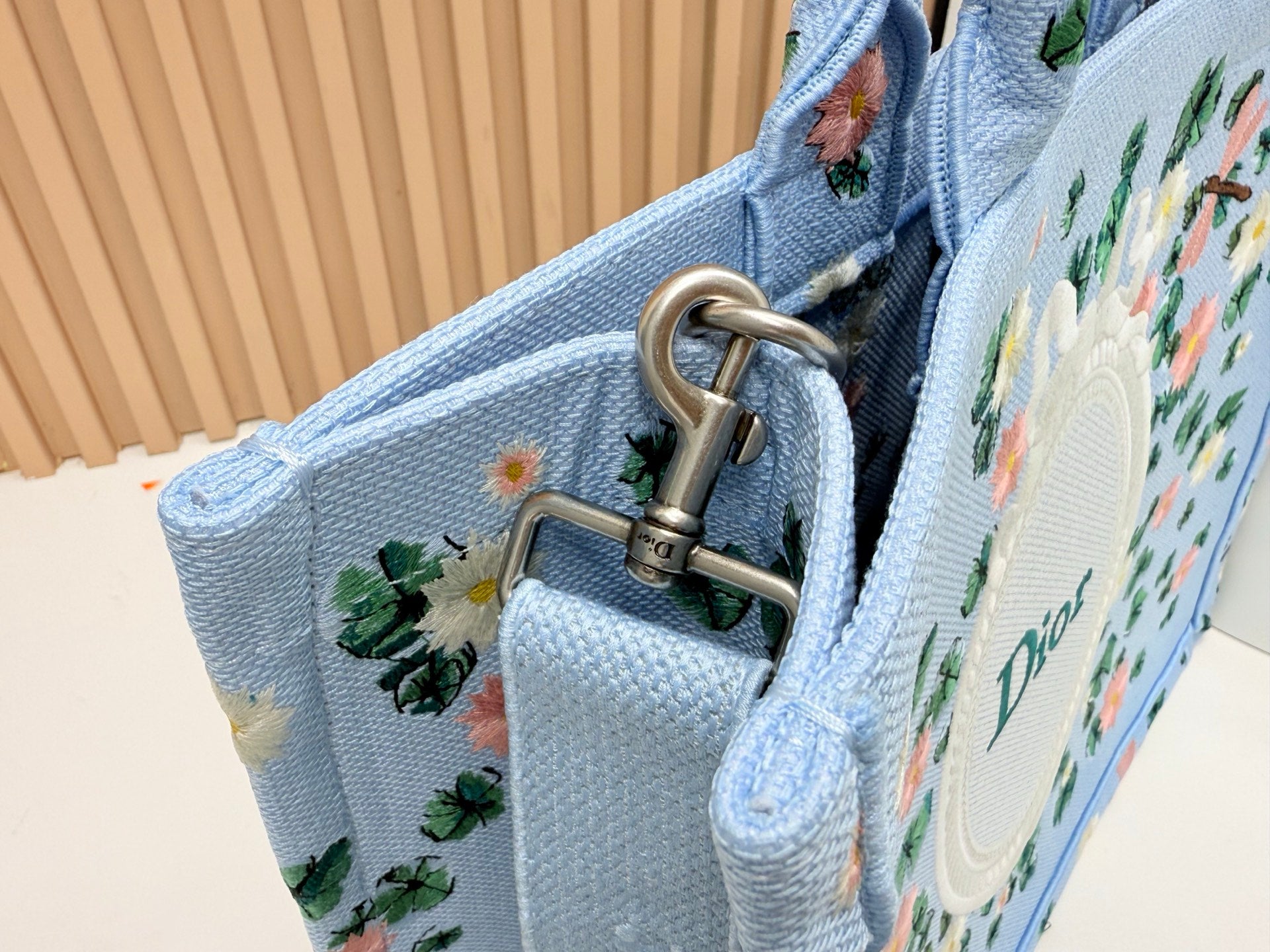 Dior Book Tote handle detail