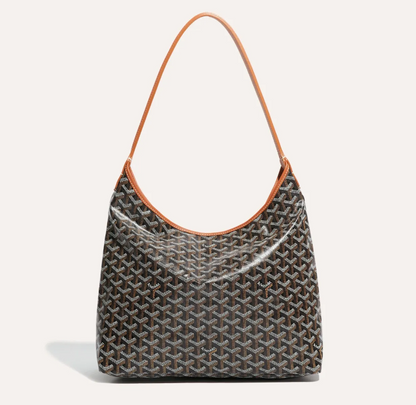Goyard Bohème Hobo Black & Tan Bag back view