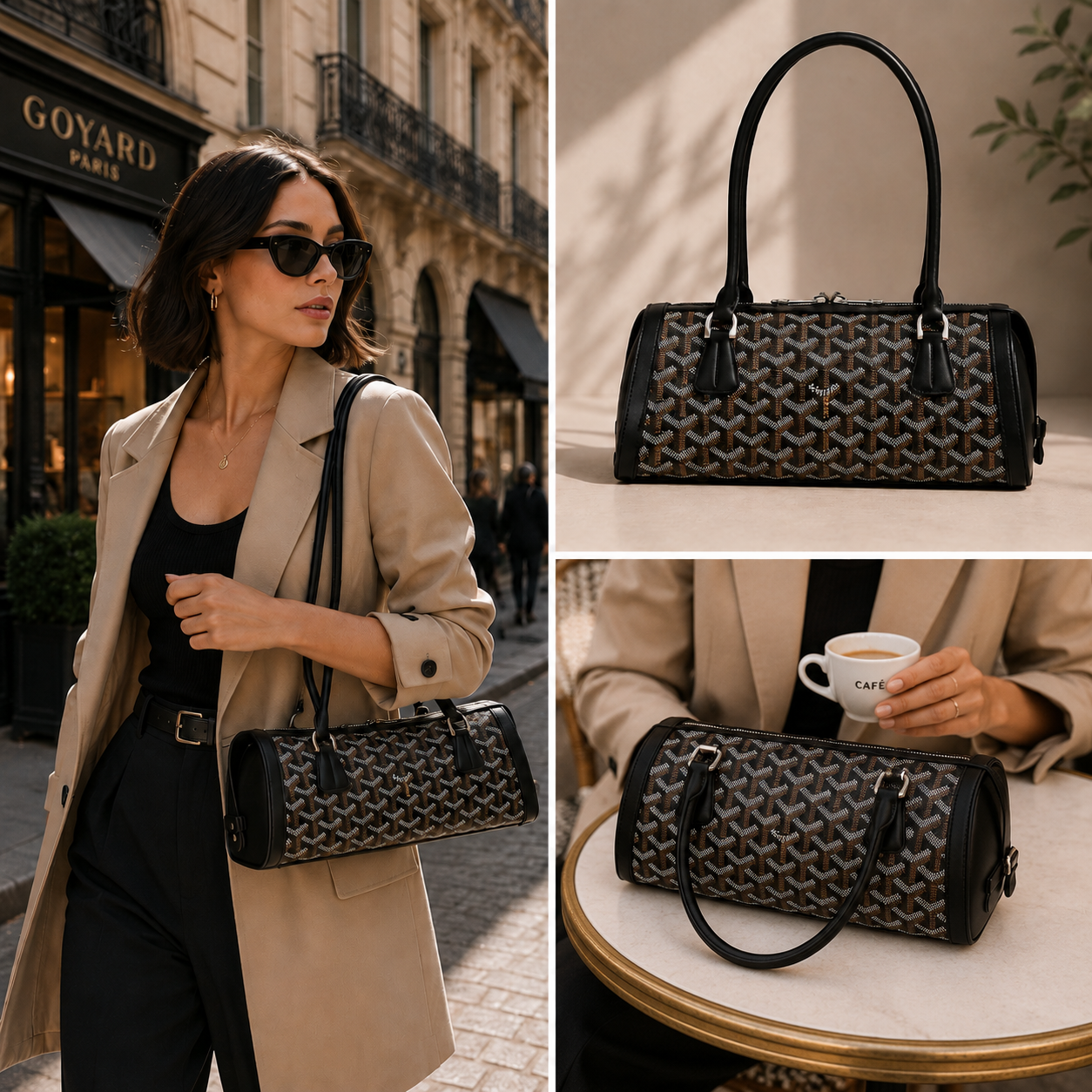 Goyard Bonbonnière Bag in Black lifestyle 2