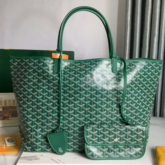 Goyard Saint Louis Tote GM in Green – Pre-Owned Authentic