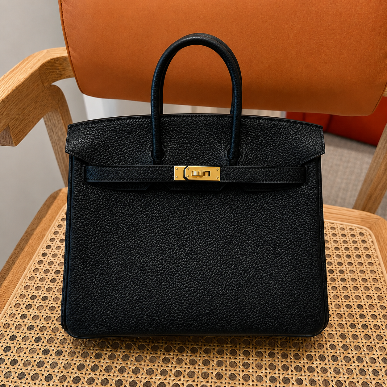 Hermes Birkin 25cm in Black - Pre-Owned Authentic