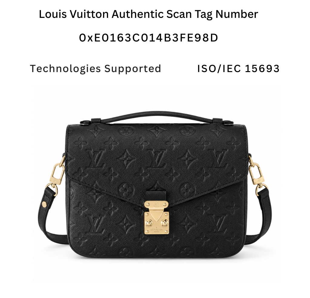 Louis Vuitton  Pochette Metis Black - Pre-Owned Authentic