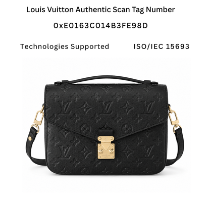 Louis Vuitton  Pochette Metis Black - Pre-Owned Authentic